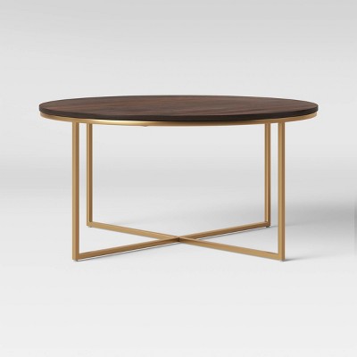 target brass coffee table