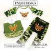 Pavilion Gift Company - Woodland Green Camo Deer - 6-12 Months 3/4 Sleeve Bodysuit - Leotards and Bodysuits - 4 of 4