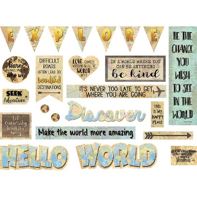 Teacher Created Resources Travel the Map Mini Bulletin Board Set 24 Pieces (TCR8624)