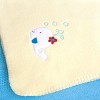 Slickblue Embroidered Coral Fleece Throw Blanket for Kids - Soft & Cozy, 29.5" x 39.4", Multiple Design & Color Options - 3 of 4