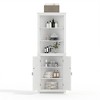 Corner Storage Cabinet with Adjustable Shelves Rattan Corner Cabinet,Farmhouse Storage Cabinet - 3 of 4