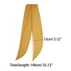 INSPIRE CHIC Women's Plain Solid Color Pure Skinny Long Neckerchief Hair Band 55.12 x 5.12 inches(L*W) - 3 of 4