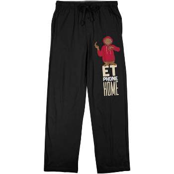 E.T. Phone Home Men's Black Sleep Pajama Pants