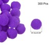 Unique Bargains Home Crafts Handcrafts Project DIY Polyester Felt Balls Beads 300 Pcs - 2 of 4