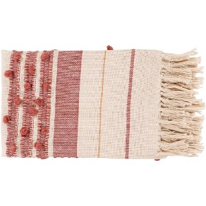 Mark & Day Eichkogl 50"W x 60"L Texture Rose Throw Blankets - 1 of 4