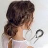 Unique Bargains Women's Classic Rhinestone Hairpin 3.35"x2.36"x0.47" 1 Pc - 2 of 3
