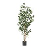 NicBex  Artificial Tree in Pot Tropical Fake Indoor Floor Plant for Home Decor, Realistic No Maintenance - 4 of 4