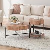 Garvee Round Side Table – Farmhouse Vintage Style End Table with Drawer, Sturdy Structure, and Multi-Functional Use for Living Room or Bedroom - 4 of 4
