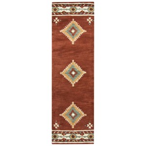 Alora Decor Ryder Southwest Medallion Rug Rust - 1 of 4