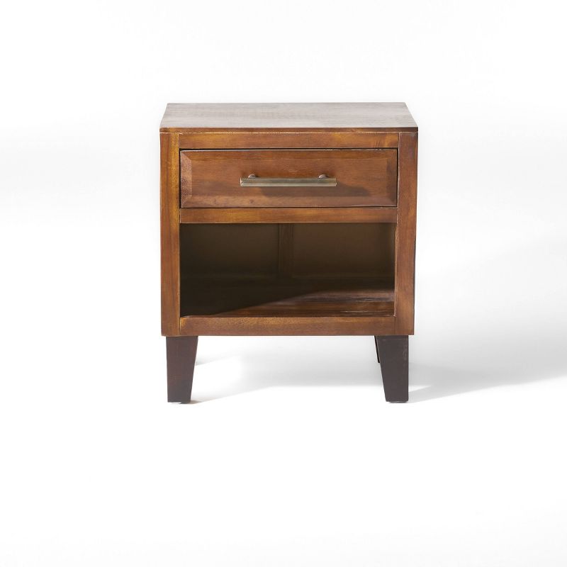 Luna Acacia Wood End Table - Christopher Knight Home, 3 of 7