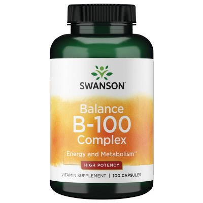 Swanson Balance B-100 Complex - High Potency 100 Capsules.