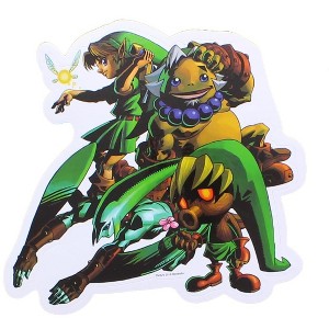 Just Funky The Legend of Zelda Link Car Decal Sticker - 1 of 2