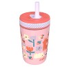 Zak Designs 12oz Forest Fun Stainless Steel Vacuum Kelso Tumbler Pink - 3 of 4