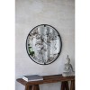 VYNXARIA 31.5*0.5" Theodor Mirror with industrial design Round Mirror with Metal Frame for Wall Decor & Entryway Console Lean Against Wall - 4 of 4