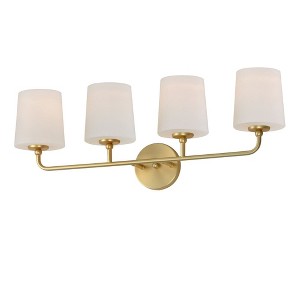 Maxim Lighting Bristol 4 - Light Vanity in  Satin Brass - 1 of 4