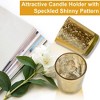 iMountek'24Pcs Gold Mercury Glass Votive Tealight Candle Holders for Wedding, Party & Home Decoration"Gold - 3 of 4