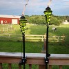 Sunnydaze Outdoor Adjustable Height Glass and Metal Swirl Patio and Lawn Torch Set - 4 of 4
