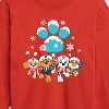 Boys' - Paw Patrol - Pup Group Snowy Pawprint Long Sleeve Graphic T-Shirt - 2 of 4