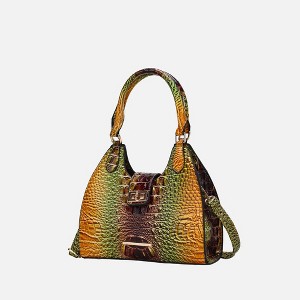 MKF Collection Ava Gradient Rainbow Women’s Tote by Mia K - Brown - 1 of 4