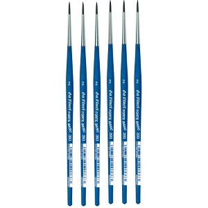 da Vinci FORTE BASIC Student Brush, Synthetic, Acrylic, Round, Series 393, Size 2, Pack of 6 - 1 of 3