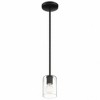 Access Lighting Oslo 1 - Light Pendant in  Matte Black - 3 of 4