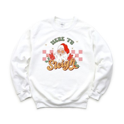 Simply Sage Market Women's Graphic Sweatshirt Here To Sleigh