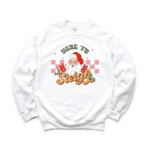 Simply Sage Market Women's Graphic Sweatshirt Here To Sleigh - 1 of 2