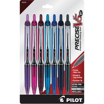 7ct Precise V5 Pens Assorted Colors- Pilot