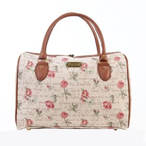 Signare USA Rose Pink Floral Travel Bag - 1 of 4