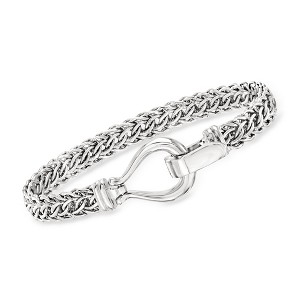 Ross-Simons Sterling Silver Cestina-Link Bracelet - 1 of 4
