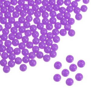 Unique Bargains Loose Craft DIY Earring Necklace Making Acrylic Round Beads 4200 Pcs - 1 of 4