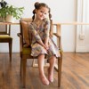 Mightly Toddler Fair Trade Organic Cotton Print 3/4 Sleeve Twirl Dress - 3 of 3