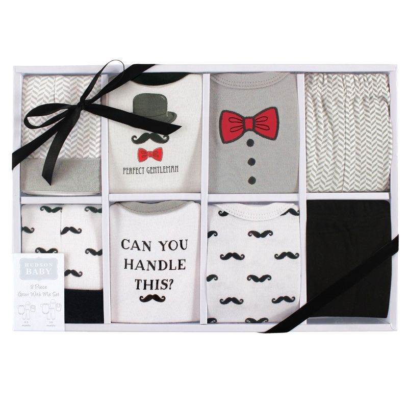 Hudson Baby Infant Boy Layette Boxed Giftset, Gentleman, 0-6 Months, 3 of 5