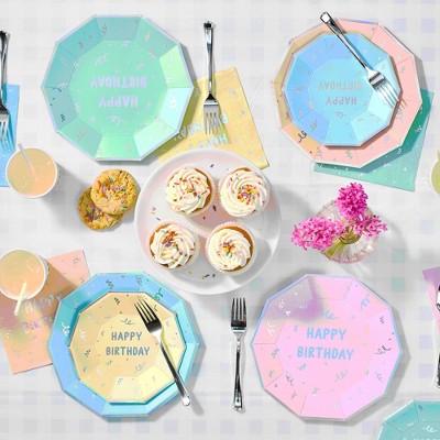 Happy Birthday Large Plates (Pack of 10)