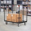 VEVOR Drywall Cart, 1500 LBS Panel Dolly Cart with 36.02" x 24.02" Deck and 5" Swivel Wheels, Heavy-Duty Drywall Sheet Cart - 2 of 4
