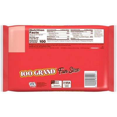 100 Grand Fun Size Chocolate Candy - 10oz