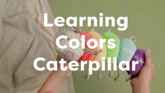 Together Time Colors Caterpillar Baby and Toddler Learning Toy, 2 of 6, play video