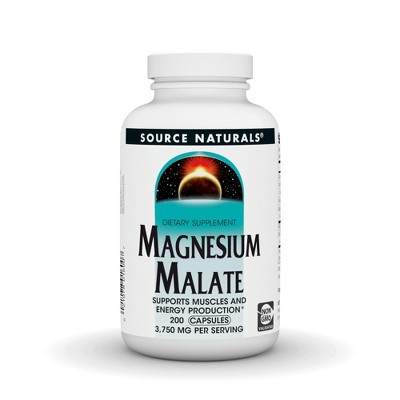 Magnesium Malate by Source Naturals, Inc.  -  200 Capsule