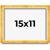 PosterPalooza | Minimalist Shadow Box Gold Picture Frame - UV Acrylic, Backing Board, Hanging Hardware - 2 of 4
