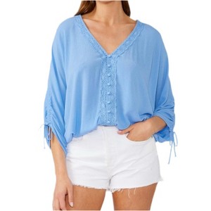 Women's Tanzania V-neck Top - LOVESTITCH - 1 of 3