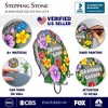 Grandma’s Garden Floral Stepping Stone, 9.5" Decorative Outdoor Decoration| OrnamentallyYou - 2 of 4
