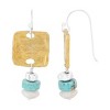 Silpada 'Morning Breeze' Sterling Silver and Brass Mixed Stones Drop Earrings - 2 of 4