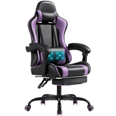 LACOO 2024 Ergonomic Gaming Chair with Massage ang Footrest