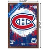 Trends International NHL Montreal Canadiens - Maximalist Logo 23 Framed Wall Poster Prints - 3 of 4