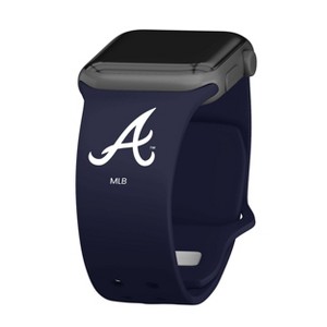 MLB Atlanta Braves Apple Watch Compatible Silicone Band - Blue
 - 1 of 3