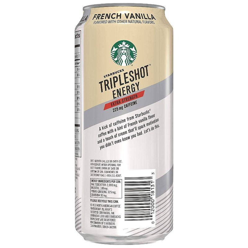 Starbucks Triple Shot Energy French Vanilla - 15 fl oz Can, 3 of 5