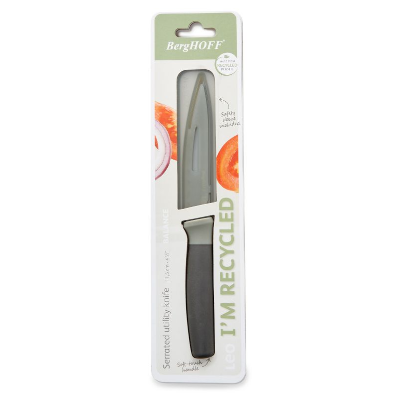 BergHOFF Balance Non-stick Stainless Steel Serrated Utility Knife 4.5", Recycled Material, 5 of 8