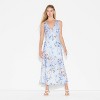 Women's Matte Satin Lace Trim Maxi A-Line Dress - Wild Fable™ - 2 of 3