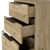 Kumasinova 3-Drawer Dresser,Wood Finish Chest of Drawers with Hairpin Legs,Modern Storage Dresser,Bedroom and Entryway Furniture,Beige - 4 of 4
