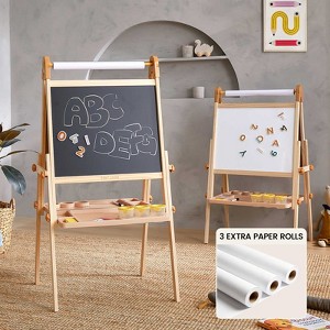 Tiny Land® Caramel Magnitales Easel & Paper Roll Set - 1 of 4